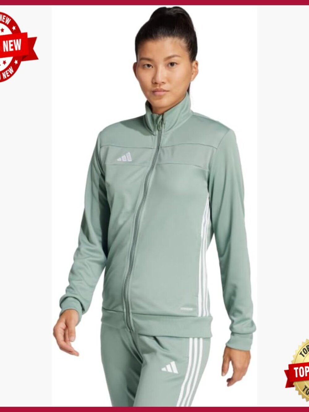 Women's Training Jacket with AEROREADY Moisture Wicking Full Zip